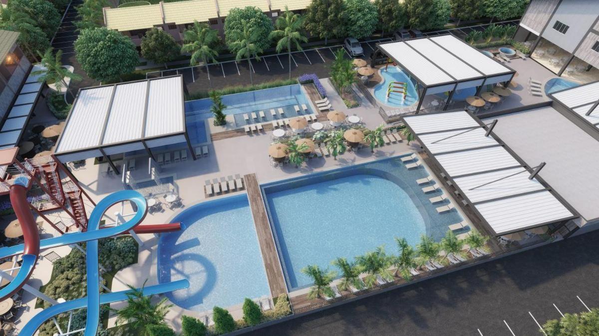 Apartamento Diroma Fiori Flat Caldas Novas Exterior foto